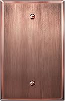 Vista 20 de LIDER Placa de pared de metal en blanco, cubierta de salida de acero inoxidable, resistente a la corrosión, tamaño mediano de 1 cuadrilla, 4.88 x