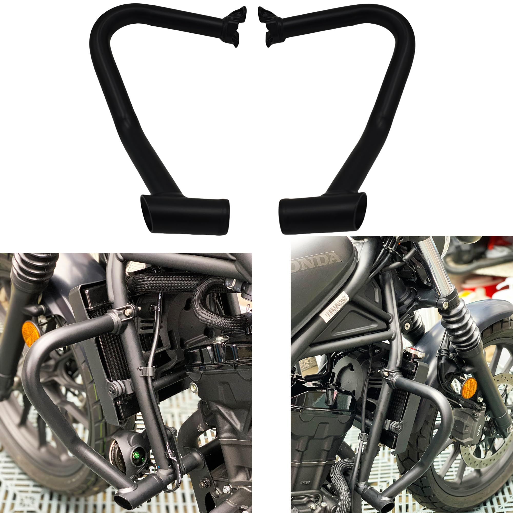 Amazon | Yoothi 互換品 ホンダ バイク用 エンジンガード レブル250 