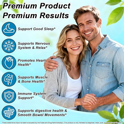 Miniatura 3 de Suplemento de complejo de magnesio, triple calma glicinato de magnesio y citrato gotas de 400 mg, magnesio líquido de rápida absorción más