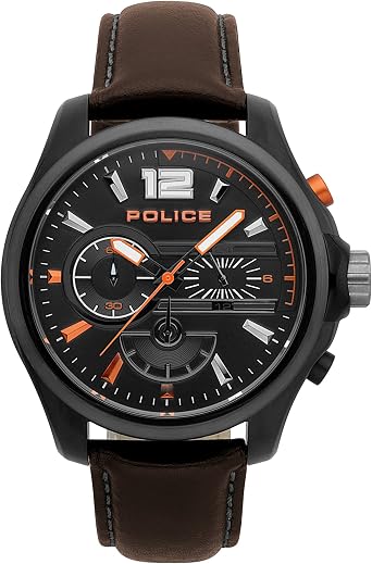 Police Cronografo Quarzo Orologio da Polso PL.15403JSBU/02 : Amazon.it:  Orologi