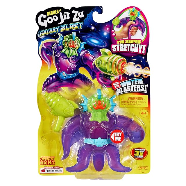 Foto 2 de 7 de Heroes of Goo Jit Zu Galaxy Blast Hero Pack - Orbitox súper elástico con un lanzador de agua totalmente nuevo