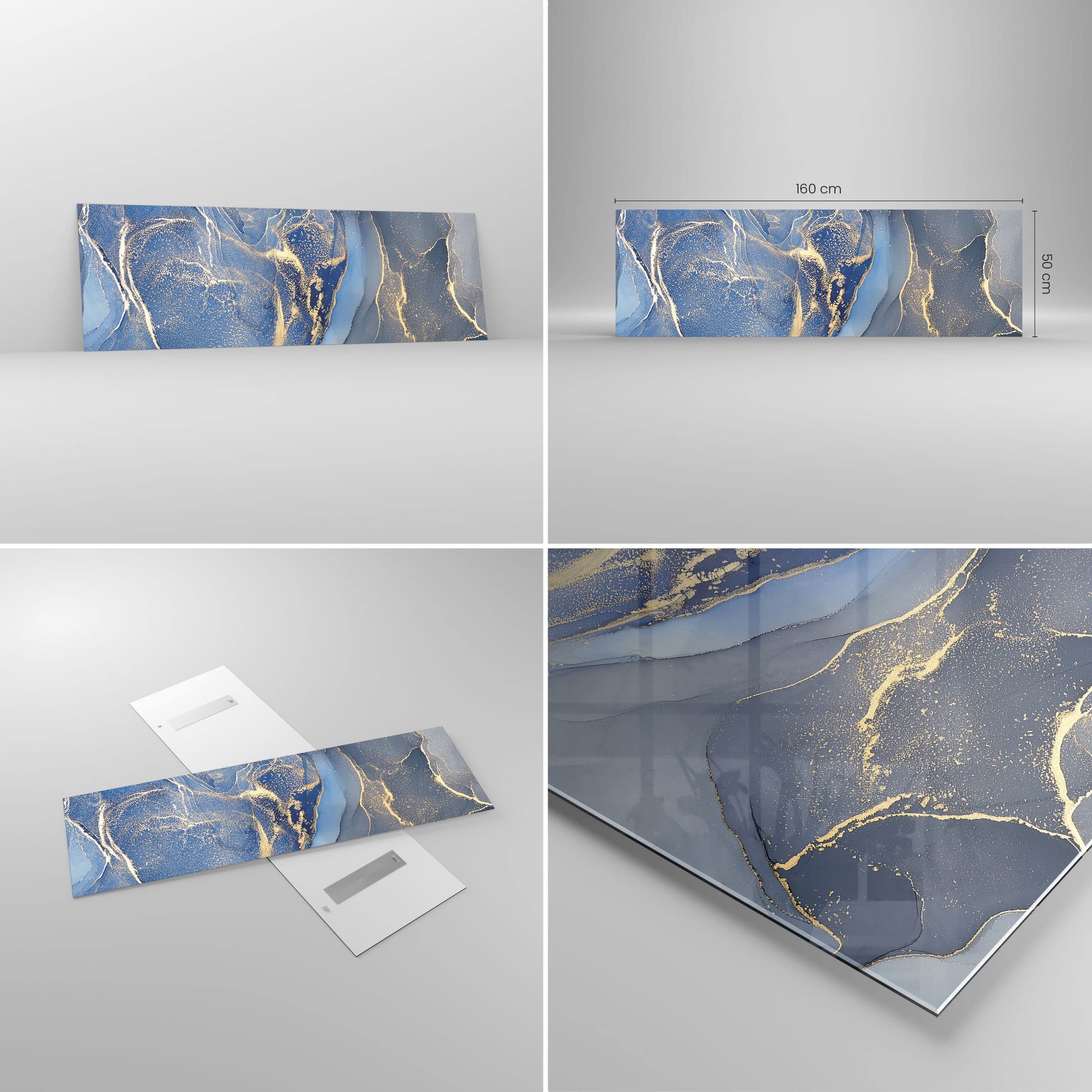 ARTTOR Cuadro Decorativo 160x50cm Moderno Panorámico Abstracto - 5029