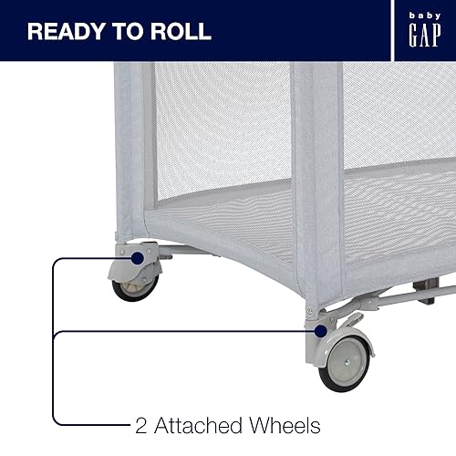 Miniatura 10 de GAP babyGap Deluxe - Patio de juegos, rayas grises Camo Negro