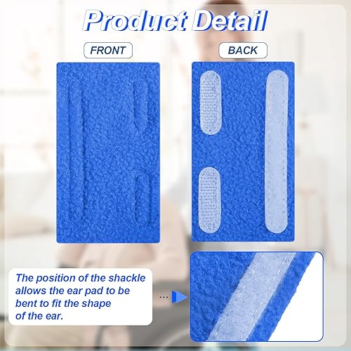 Miniatura 3 de Boao 20 almohadillas nasales de cánula para los oídos, almohadillas de oxígeno suave, cojín de tubo de oxígeno, envoltura de cánula cómoda,