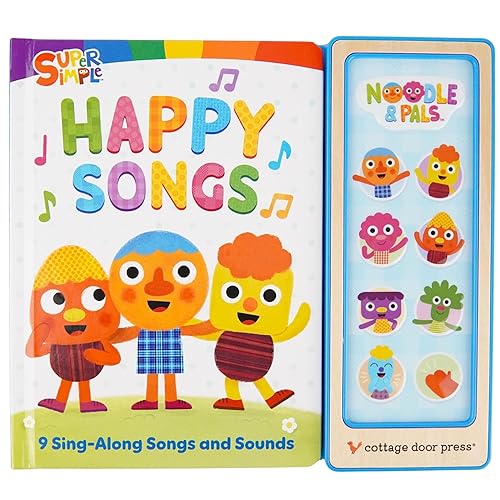Super Simple Happy Songs - Board Book with 9 Sing-Along