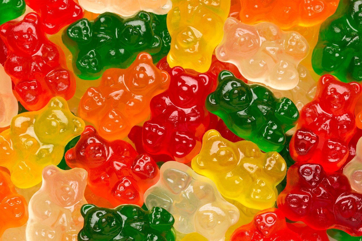 Sugar Free Assorted Fruit Flavored Gummy Bears 2lb by Nuts n More Grocery