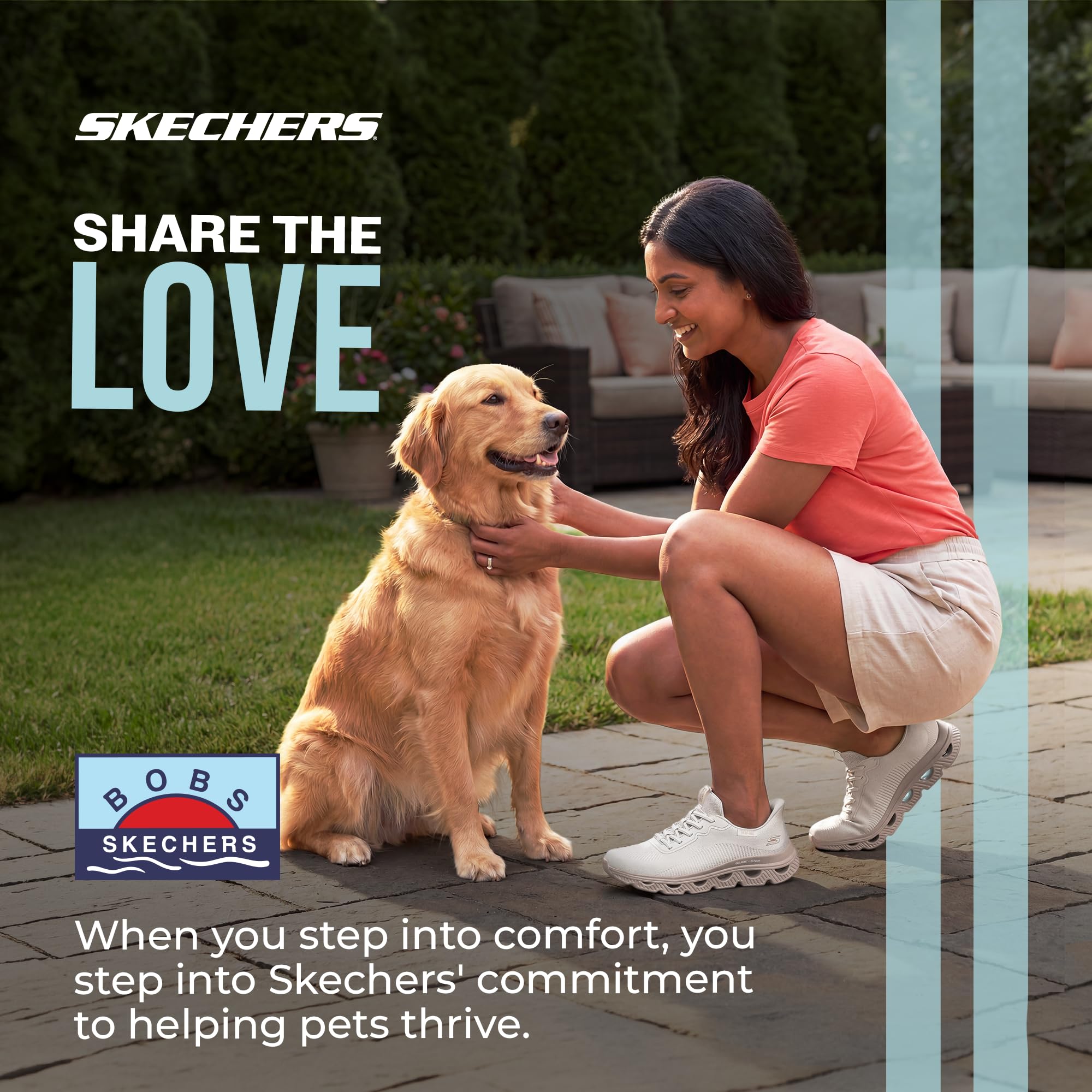 Skechers Hands Free Slip-ins Bobs Arc Waves BasketFemme