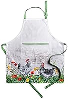 Vista 658 de Maison d' Hermine Delantal 100% de algodón para mujeres con bolsillo de cocina delantal de chef para hombres, decoración de Pascua