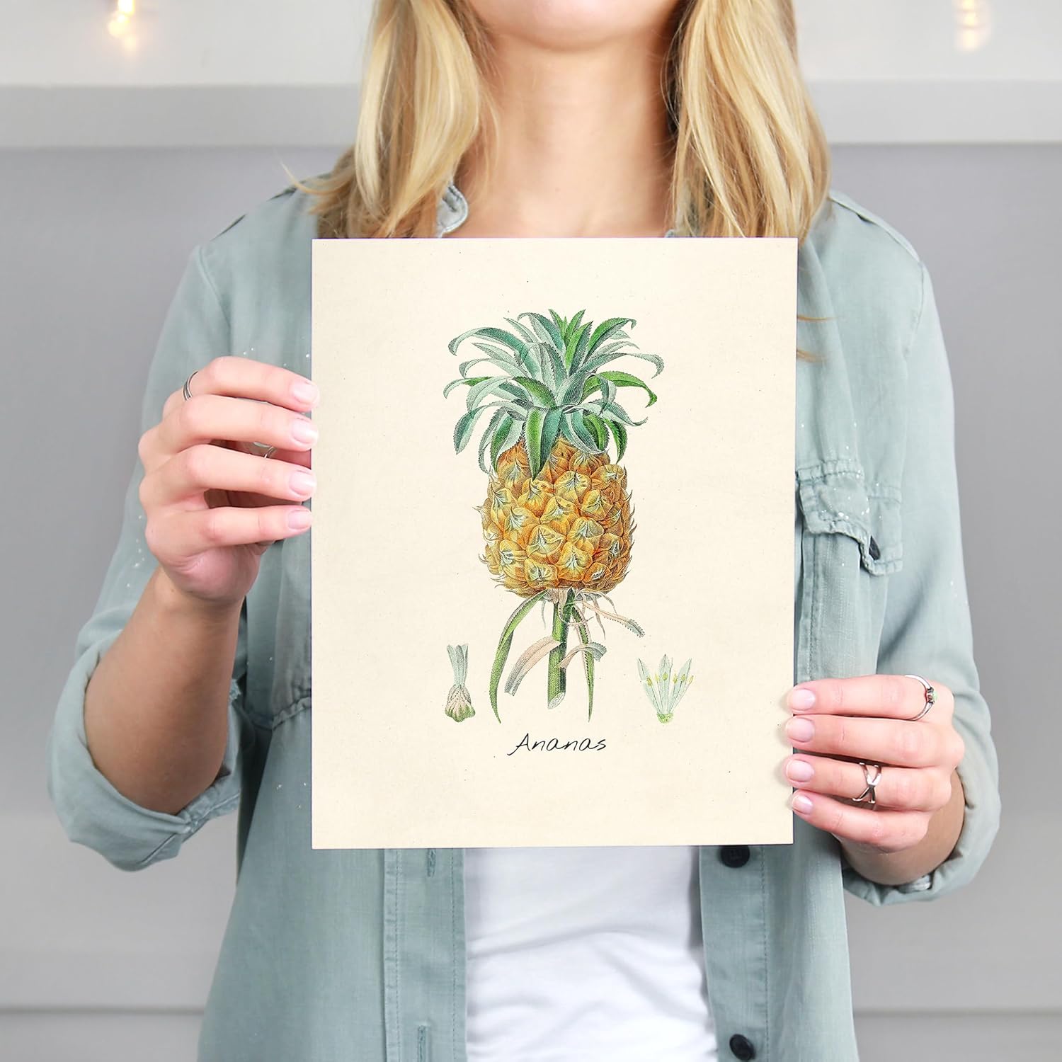 Vintage Botanical Art Prints (Set of 6) - Unframed - 11x14s | Flower Wall Decor | Kitchen Wall Decor | Vintage Wall Decor | Botanical Wall Art | Aesthetic Wall Decor | Living Room Decor