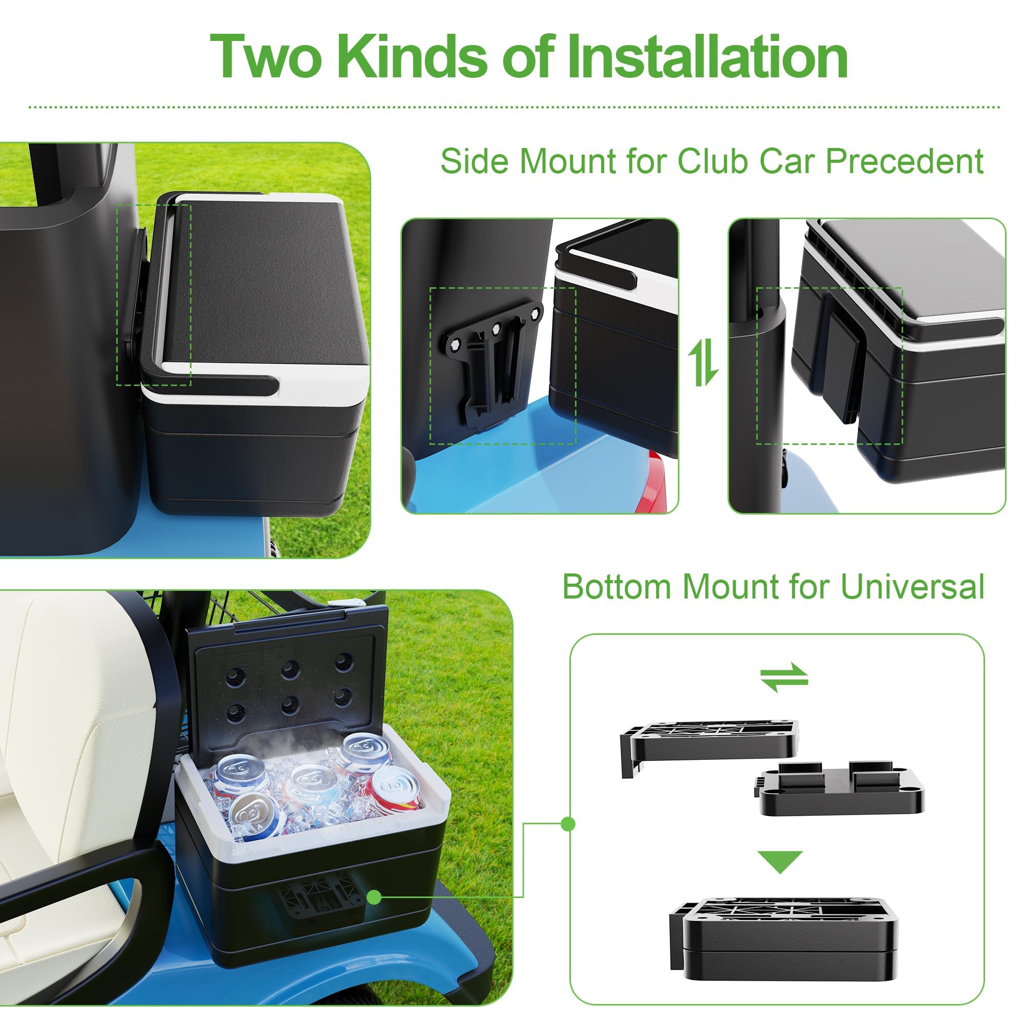 Dispositivo di Raffreddamento del Ghiaccio per Carrello con Kit Staffa