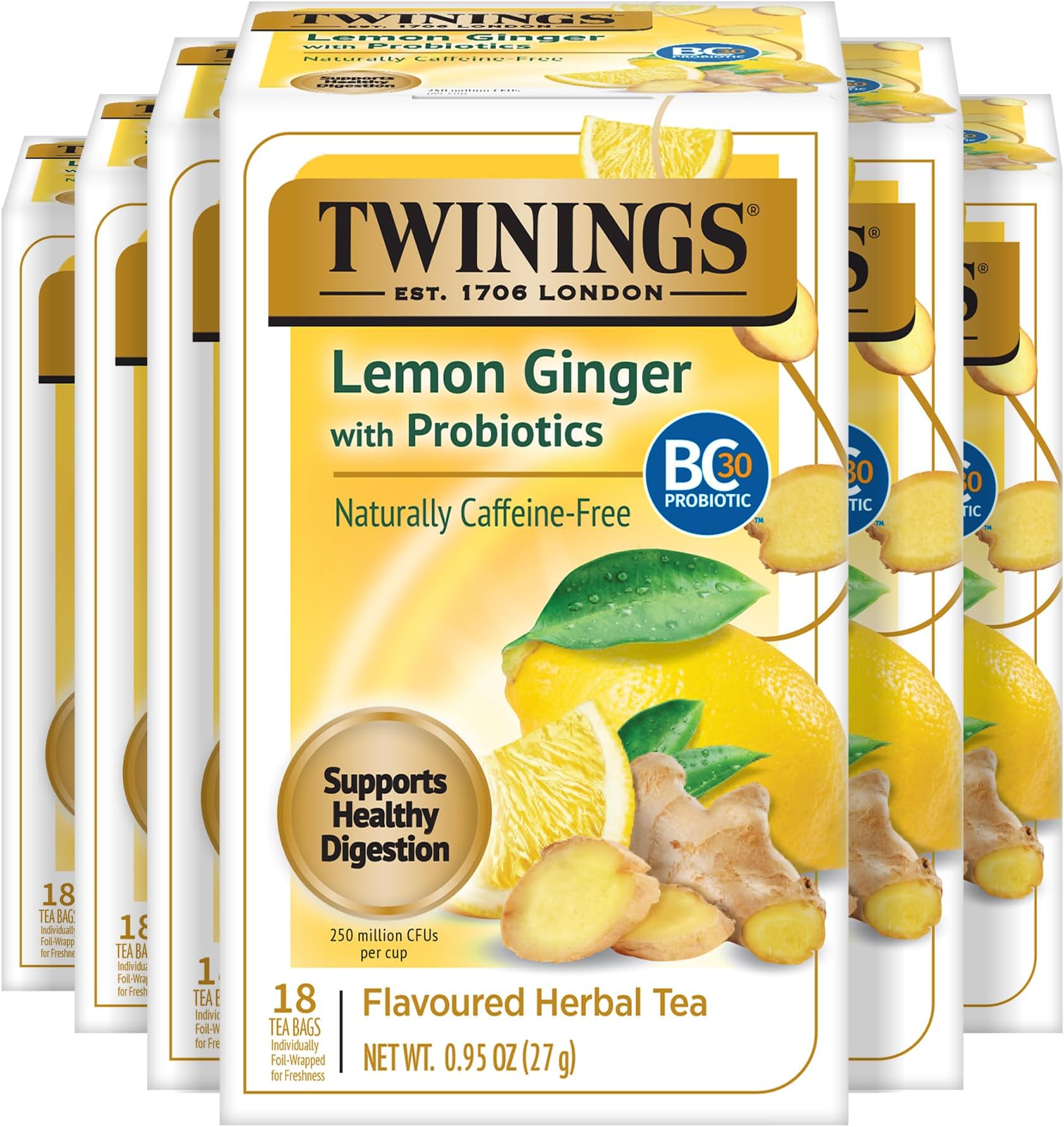 Lemon & Ginger with Probiotics