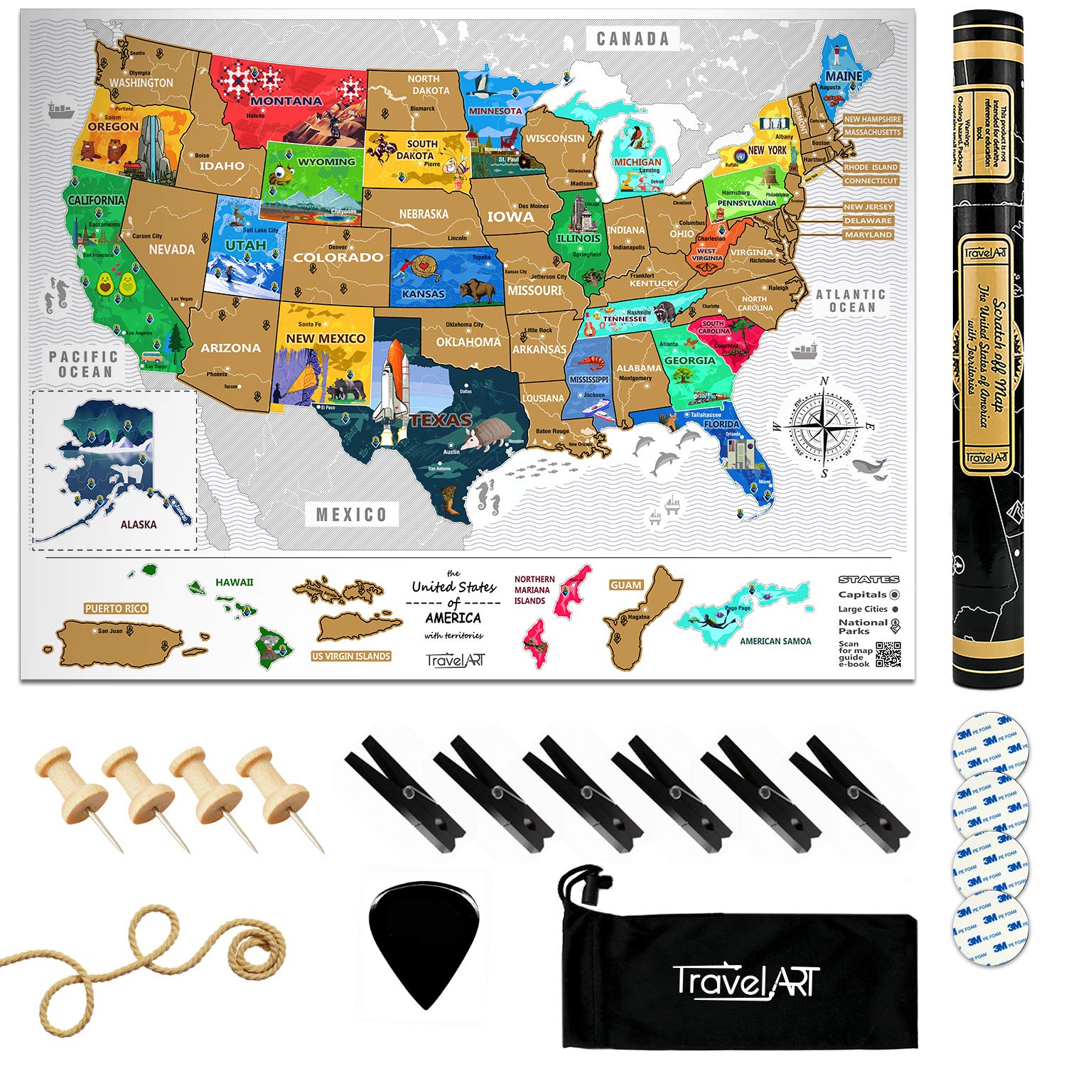 Us Map Scratch Off - 0expho9