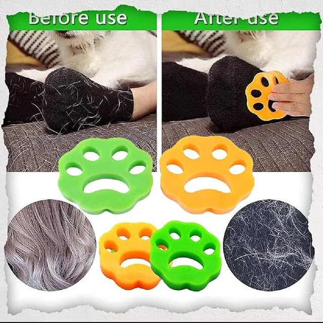 Foto 4 de 7 de JOOTUEPO Quita Pelos Mascota, 6 PCS Atrapa Pelos Lavadora Mascotas, Elimina Pelo de Perro/Gato