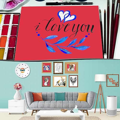 Miniatura 5 de Gondiane 24 hojas de papel de cartulina roja de 8.5 x 11 pulgadas para tarjetas de bricolaje, invitaciones, álbumes de recortes y otras manualidades