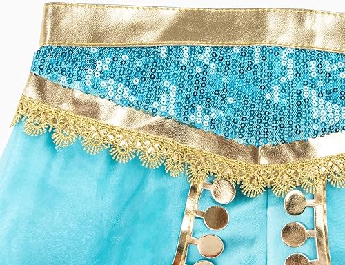 Miniatura 5 de Funna Disfraz para niñas de princesa, suministros de fiesta