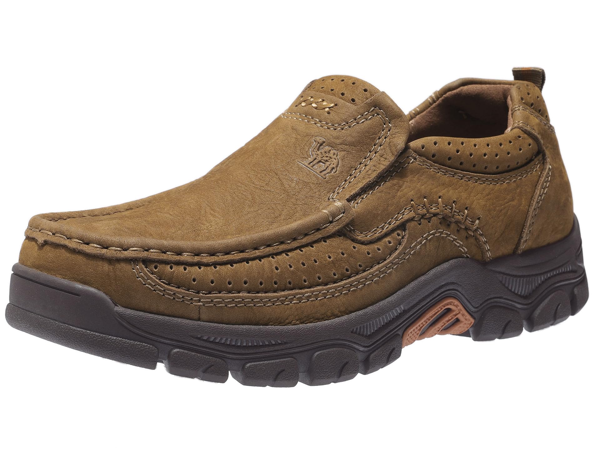 CAMEL CROWNMens Slip On Loafer Leather Casual Walking Shoes Comfortable for Work Office Dress Outdoor