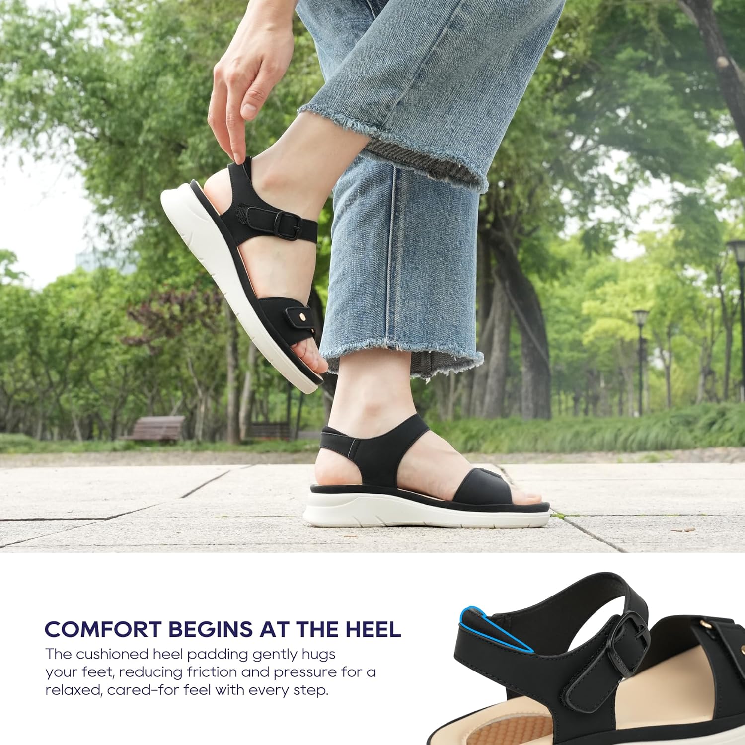 ORTOREX Women Massage Sandals Orthopedic Walking Sandals - Image 5