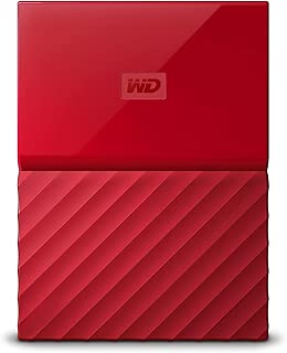 WD My Passport 4 TB Portable Hard Drive for PC, Xbox One and PlayStation 4 - Red