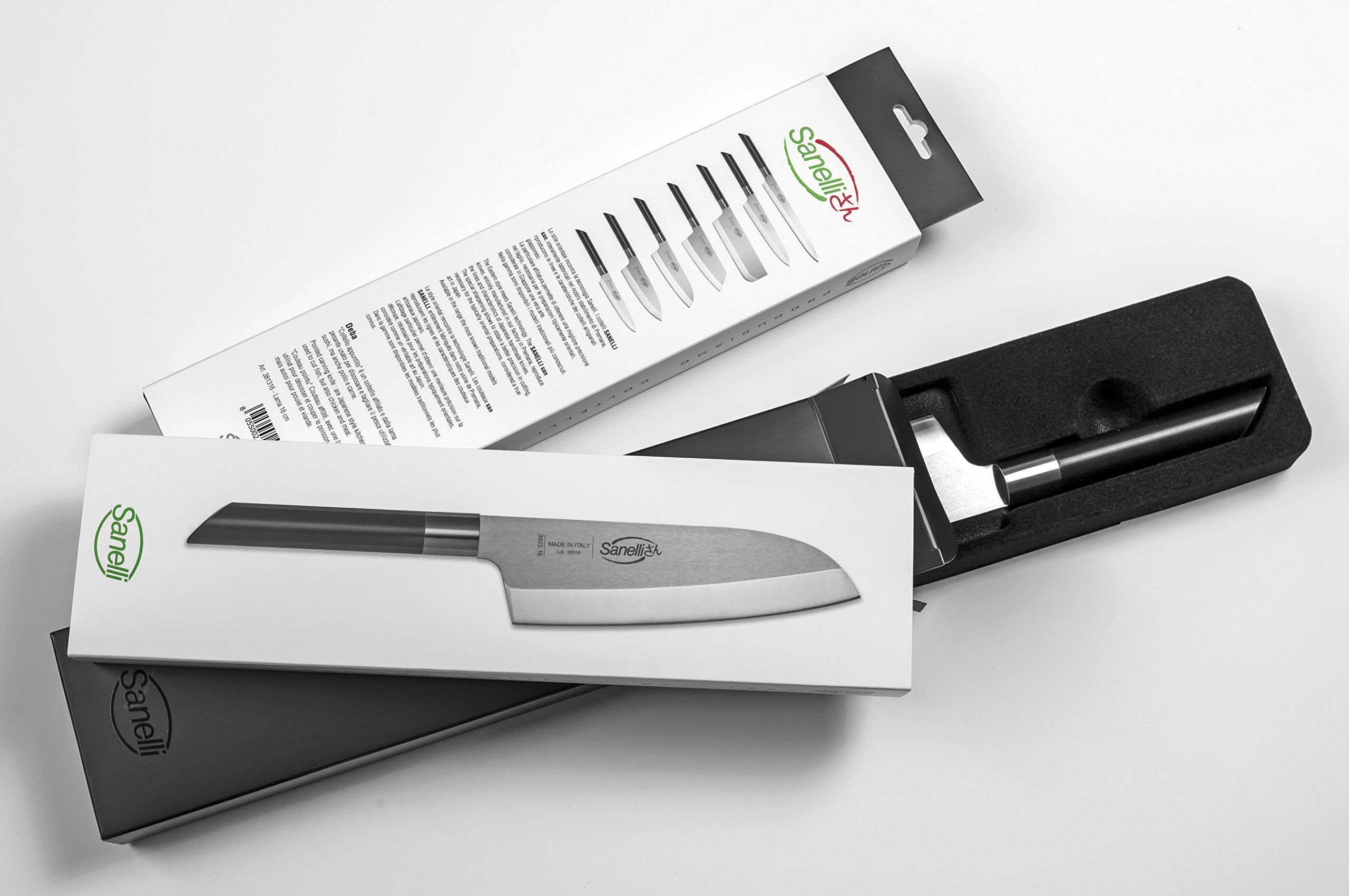 Sanelli Premana Professional Coltello Disosso Flessibile, Acciaio Inossidabile, Verde/Rosso, 29 x 3 x 4 cm