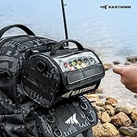 Vista 9 de KastKing BaitSpace Bolsa de gestión de línea, bolsa de almacenamiento de línea de pesca con nailon resistente al agua, ventana transparente, divisor
