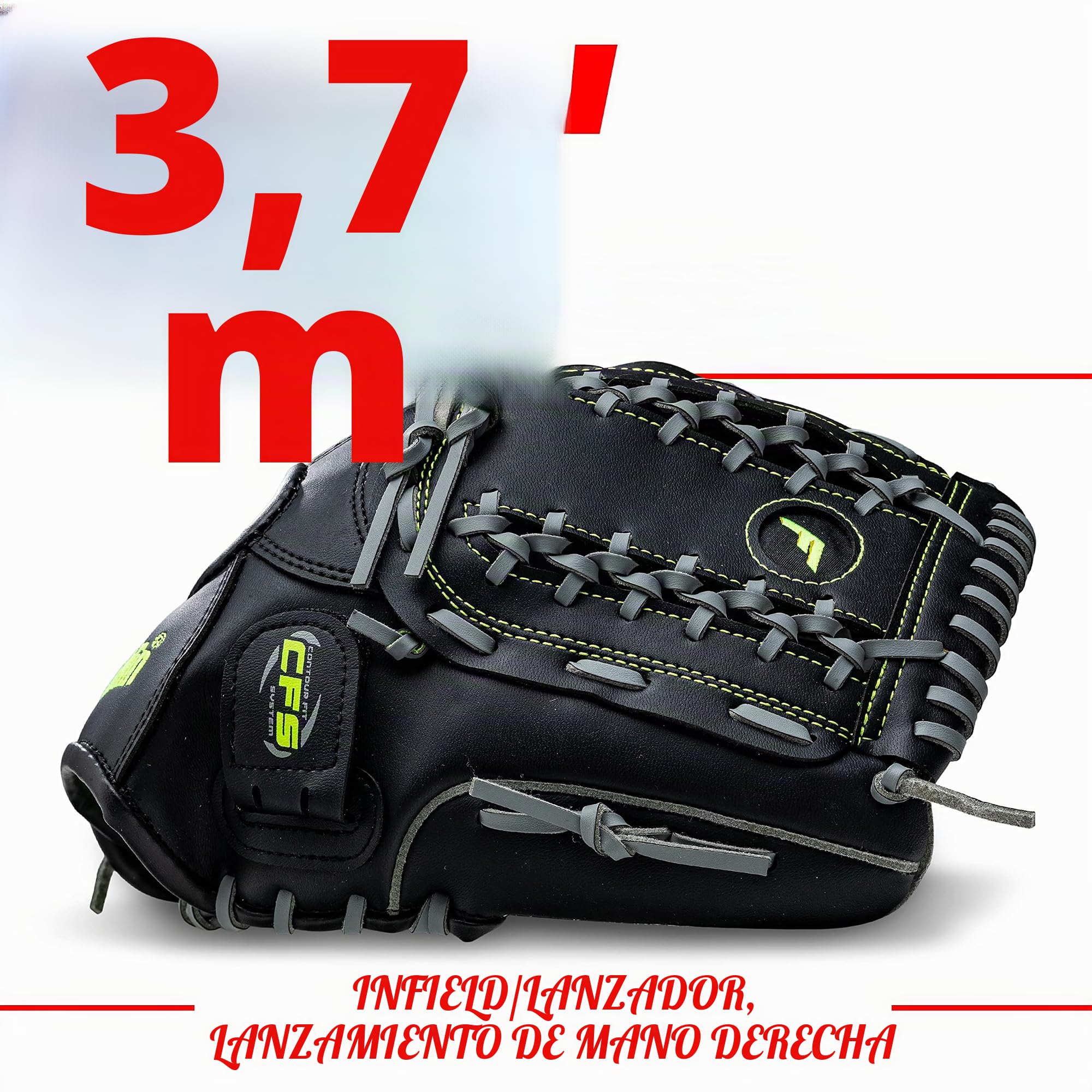 Franklin Sports Field Master Midnight Series - Guante de béisbol para diestros