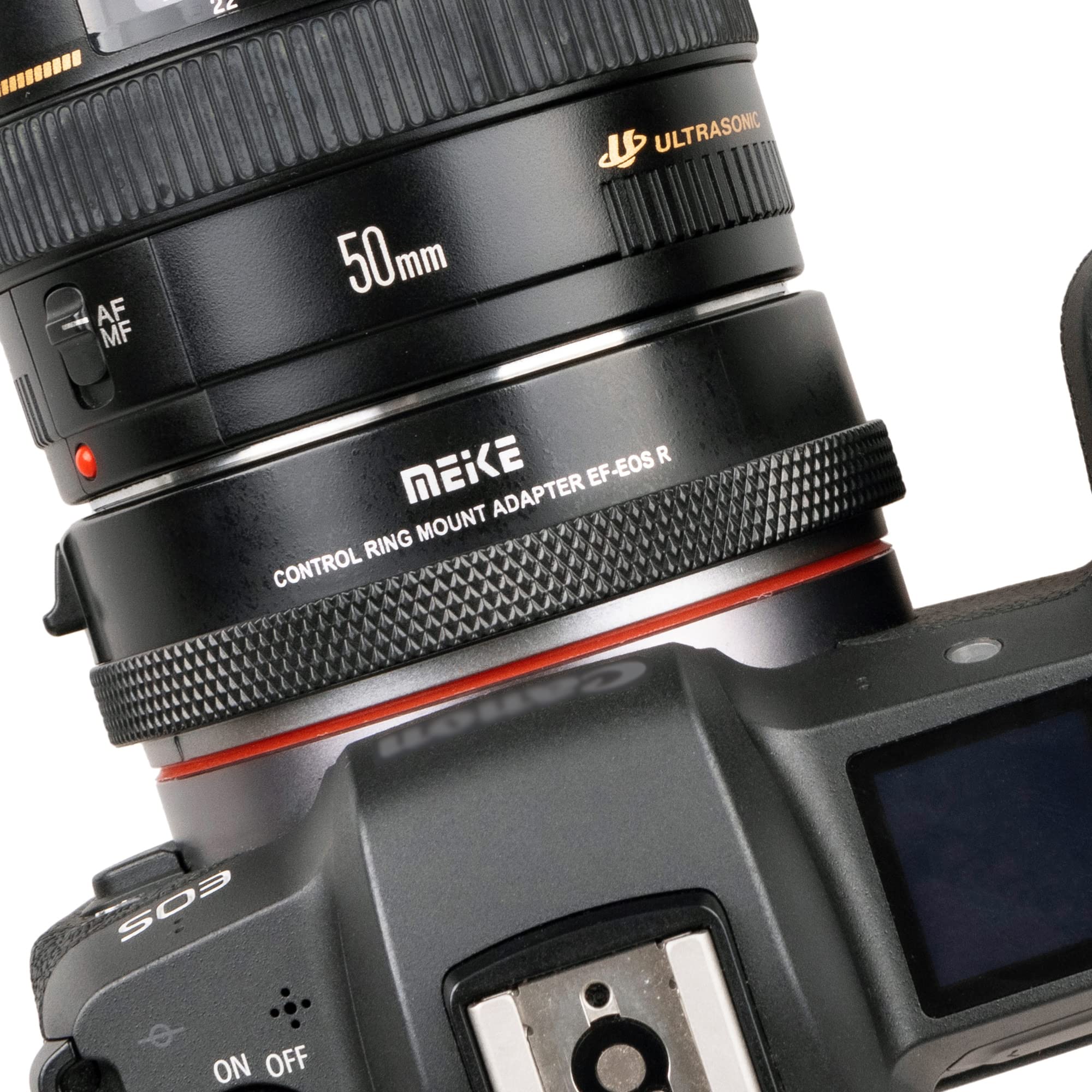 MK-EFTR-B AF Autofokus Control Ring Mount Adapter Kompatibel mit Canon EF/EF-S Objektive an EOS R Kameras RF-Mount
