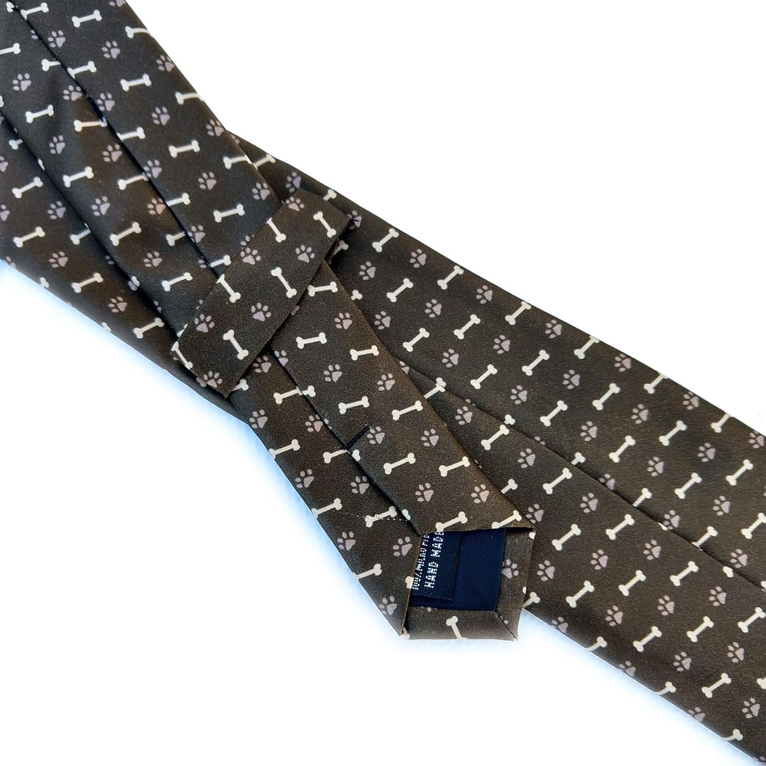 Maker V Dog Necktie - Veterinarian necktie - Veterinarian Gift - Dog Neck Tie - Paw Print Necktie - Dog Lover's gift