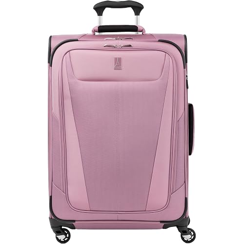 Travelpro Maxlite 5 Softside Checked Luggage Spinner, Orchid Pink, 25-Inch