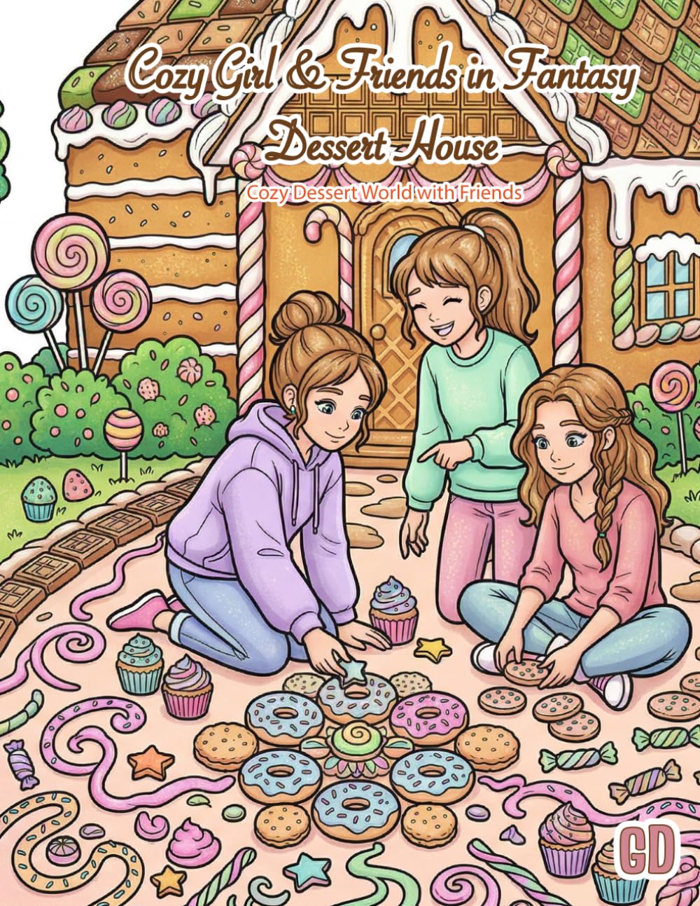 COZY GIRL & FRIENDS IN FANTASY DESSERT HOUSE: Sweet Candy Houses, Cozy Moments & Magical Dessert Adventures