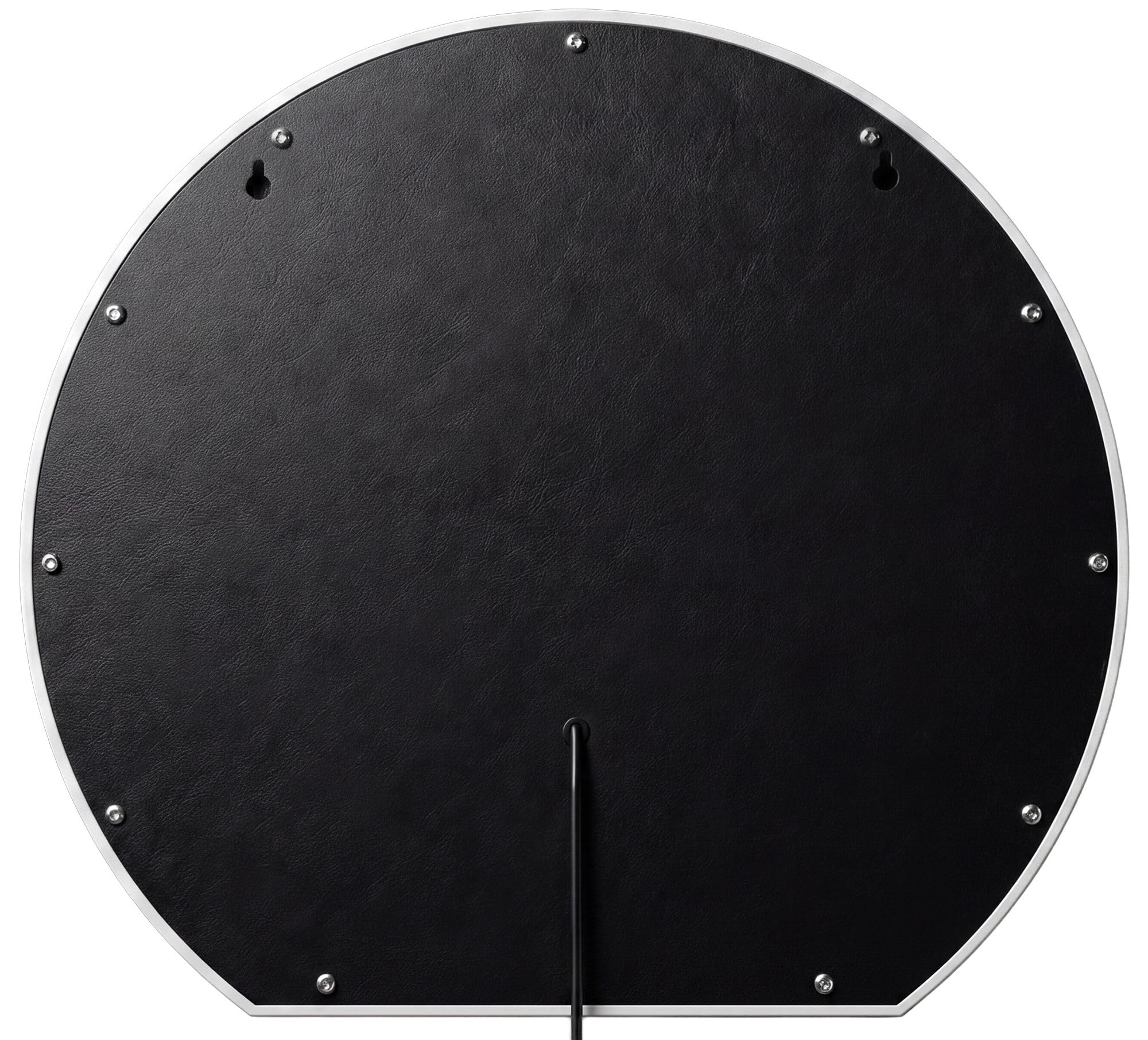 CLP Espejo de Bano LED semicircular, Espejo de Pared sin Marco con Sensor tactil, Regulable, 3 Tonos de luz, antivaho Baloni, Tamaño:Ø 60
