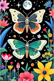 Huacan Diamond Painting Kits for Adults Flowers Full Square Drill 5D DIY Butterfly Diamonds Paintings Art Kit for Home Wall Decor Picture Size 12 * 16 Inch