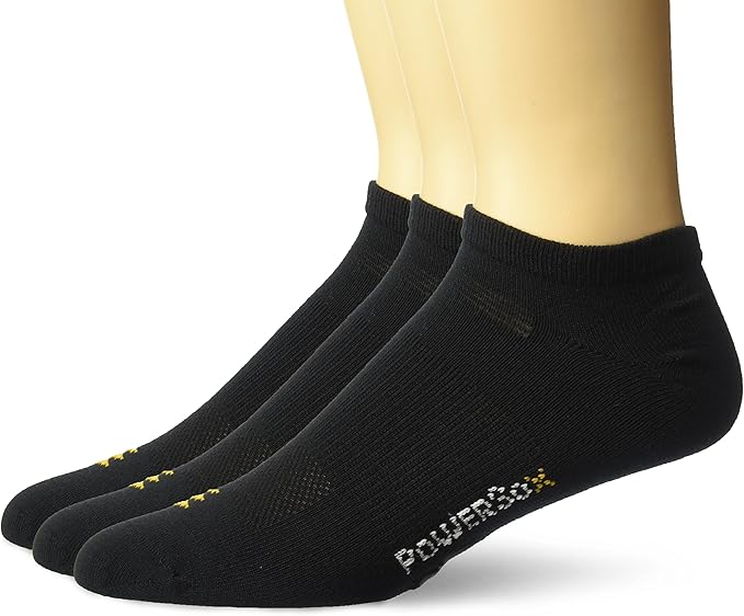 Clothing & Accessories Men PowerSox Mens Apexpro Double Tab No Show