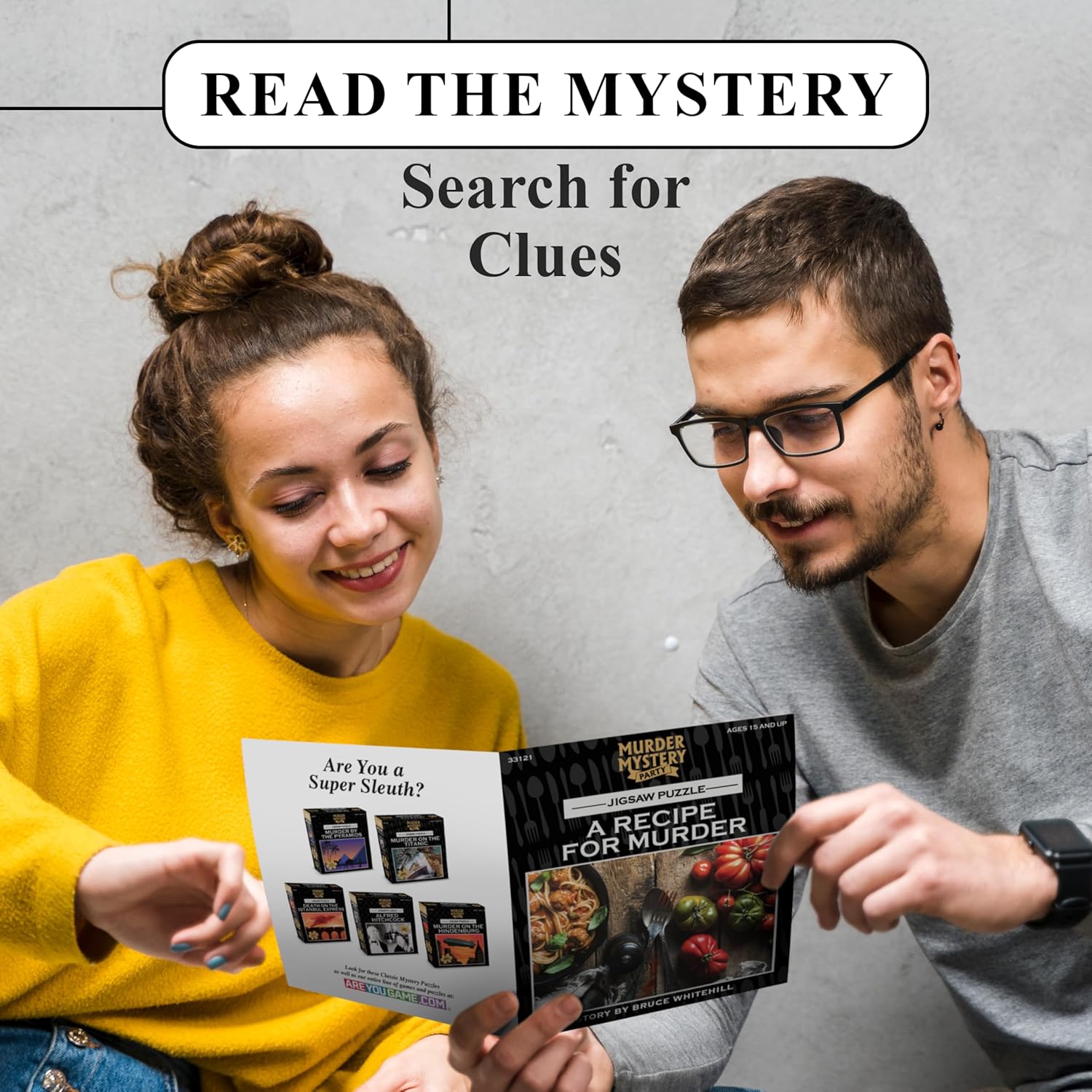 Bepuzzled Classic Mystery Recipe For Murder Jigsaw Puzzle by University Games |Comes with Murder Mystery and Jigsaw Puzzle | 1,000 Piece Jigsaw | For Ages 12 Years and Up
