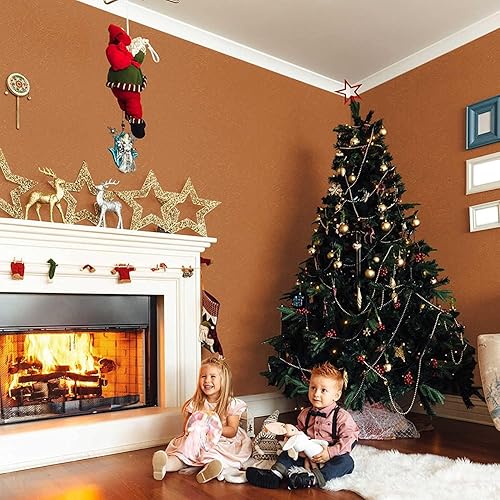 Miniatura 176 de Abyssaly - Papel tapiz amarillo para despegar y pegar, extraíble, para dormitorio de niñas, autoadhesivo, textura de seda en relieve, papel adhesivo