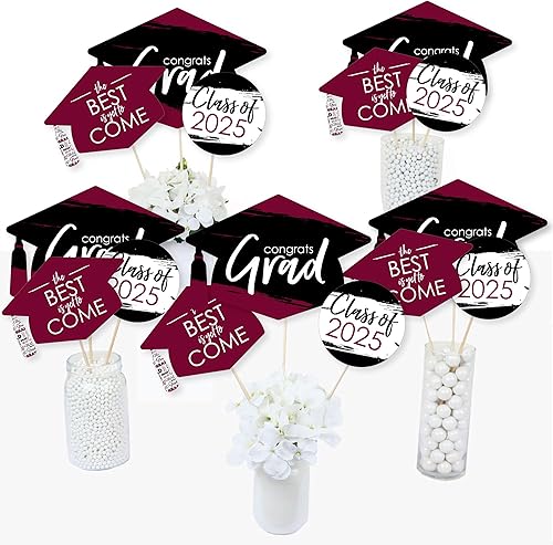 Miniatura 4 de Lo mejor está por venir 2019 - Juego de 15 palillos de mesa para fiesta de graduación