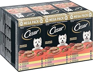 Cesar Megapack Classic Terrine - Dog Food in Bowl - 4 Varieties in Multipack - 24 x 150 g product image
