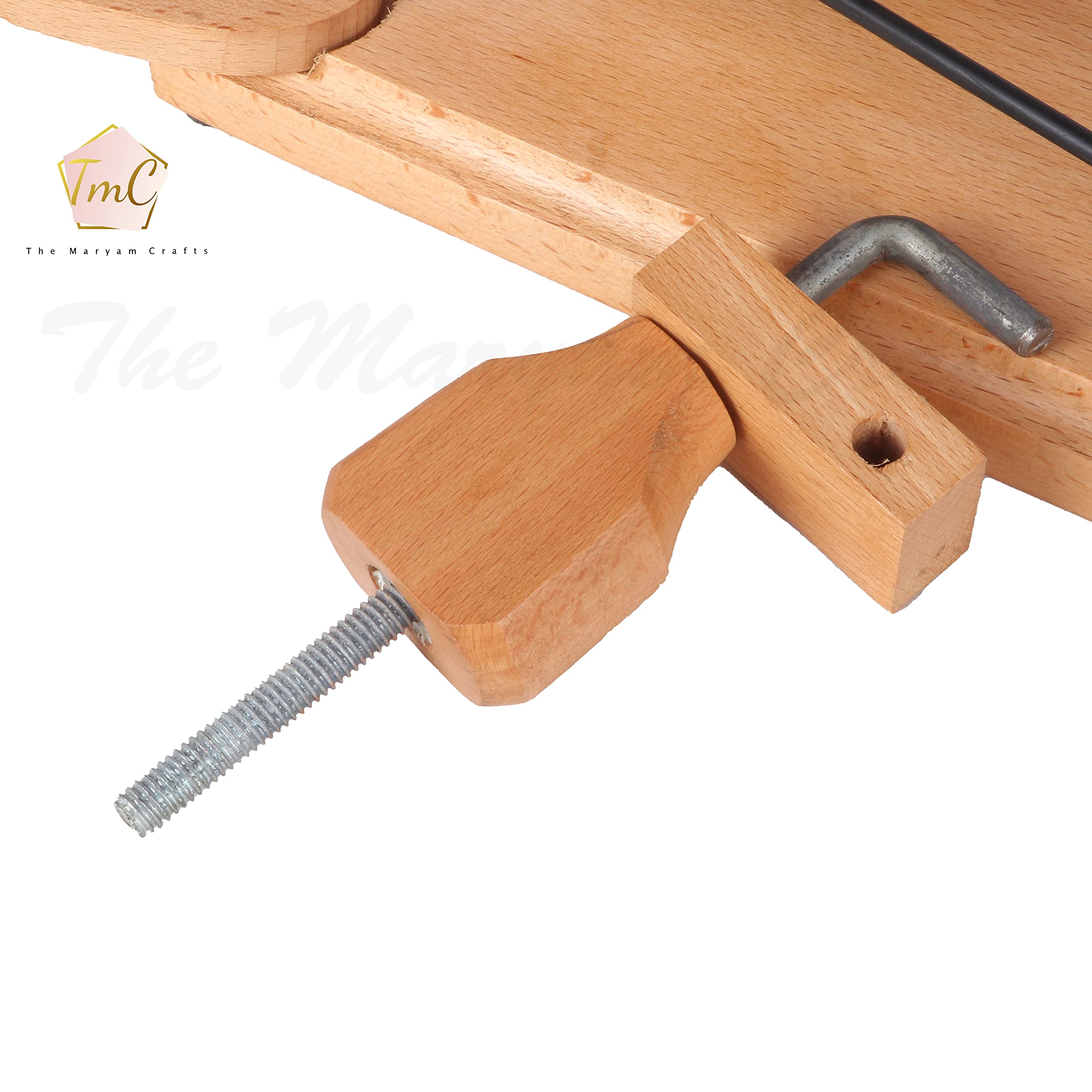 Wooden Yarn Ball Winder | Hand Operated Yarn Winder | Beachwood