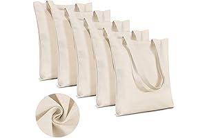 Joywell Natural Linen Reusable Tote Bags