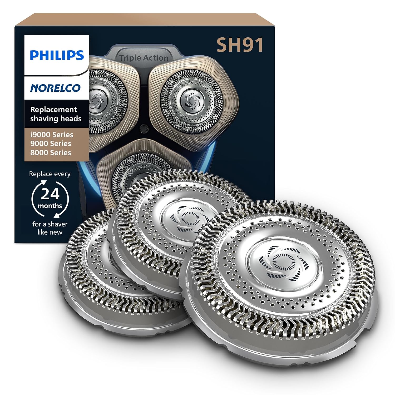 Philips Norelco Shaving Heads SH91/52 - Powerful Performance