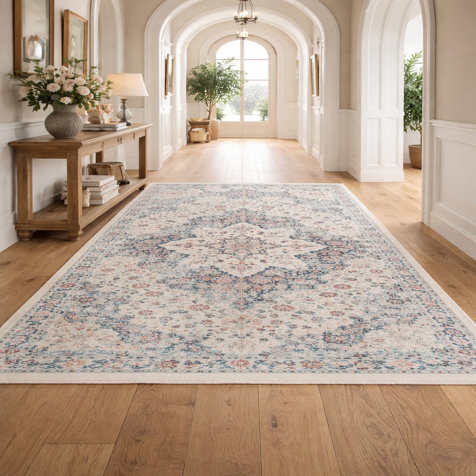 Tapis antidérapant lavable pour couloir et entrée évitant les glisses