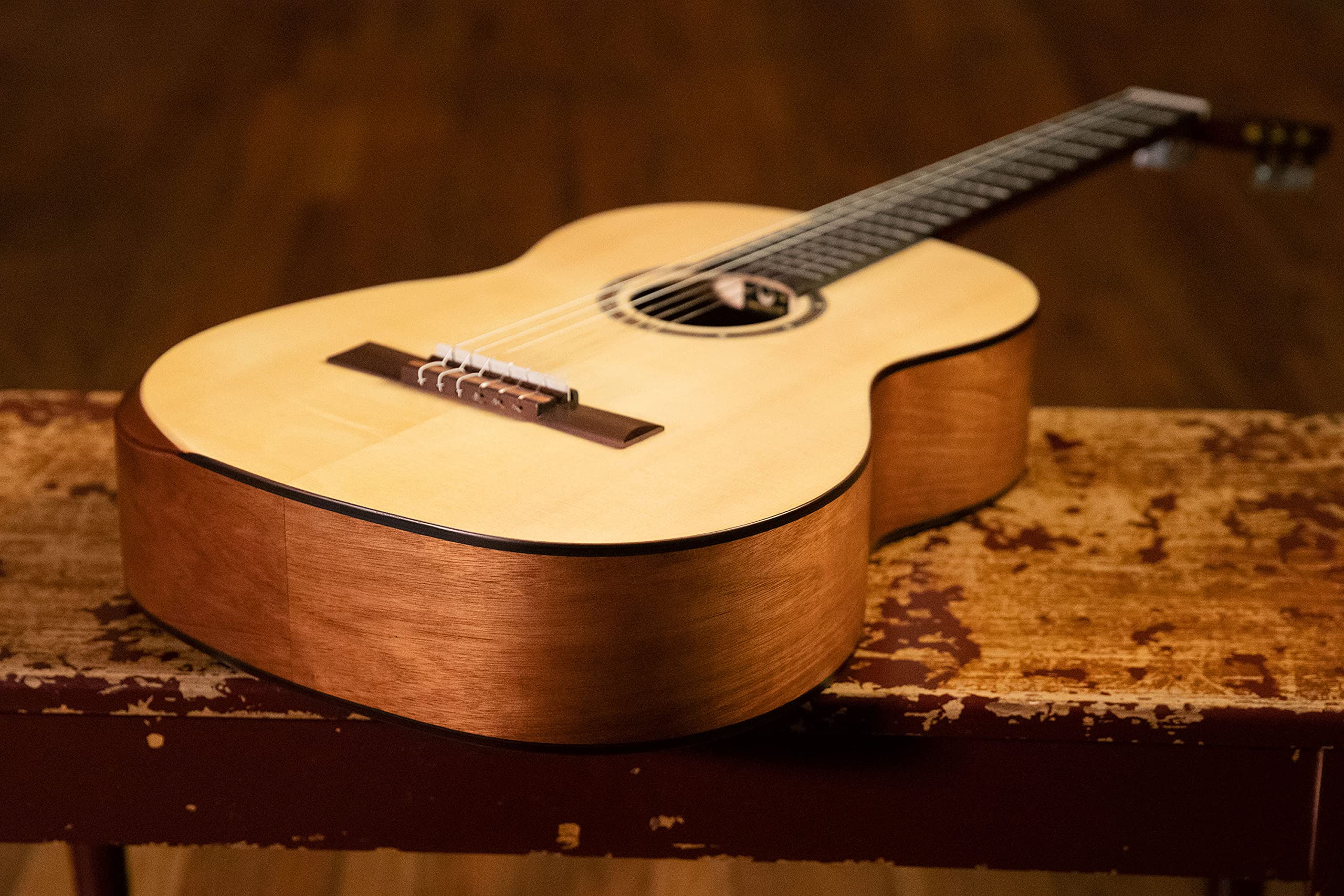 Ortega Guitars Family Series Pro Chitarra Acustica, 6 Corde, Finitura Semilucida, Catalpa