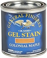 Vista 4 de General Finishes - Tinte en gel base de aceite, 1 cuarto de galón, cereza georgiana
