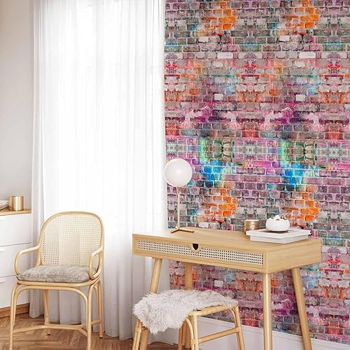 Miniatura 113 de artgeist Papel tapiz de cemento sintético de 19 x 394 pulgadas, efecto 3D, autoadhesivo, adhesivo, adhesivo, adhesivo, adhesivo, adhesivo, #10