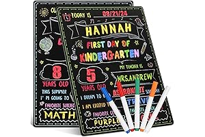 Fabmaker Back to School Sign Board: Capture Your Child's First and Last Day Moments