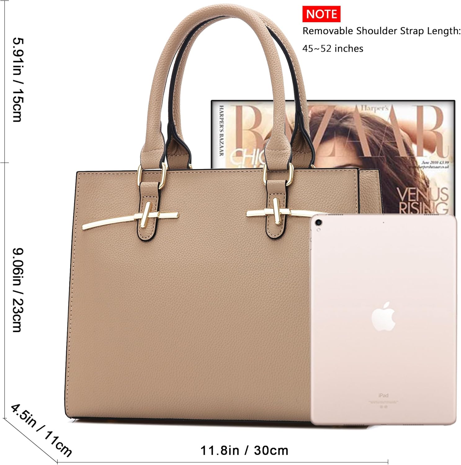 Purses for Women Crossbody Handbags Bags for Womens Shoulder Purse PU Leather Satchel Tote Bag Top Handle - Image 8