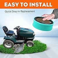 Vista 8 de Hipa 47 083 03-S Filtro de aire para motores Kohler CH730-CH740 K301 K241 K321 K341 CH20 CH18-CH25 CV724-CV740 CV17-CV23 47 883 03-S1