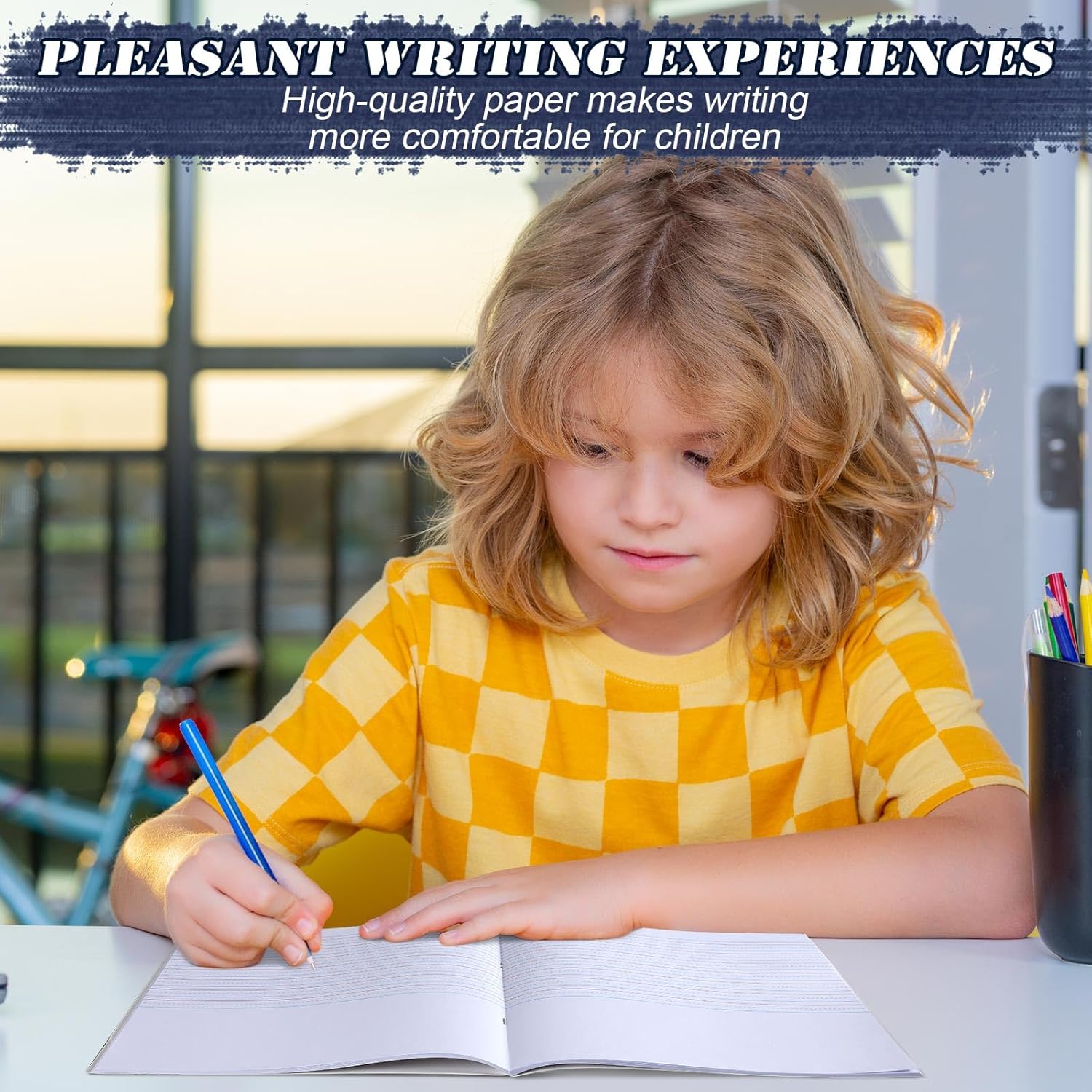 24Pcs Primary Composition Notebook K-2 Dinosaur Primary Writing Journal 7.4x10.2in Kindergarten Blank Book for Kid Boy to Write Story 60 Page Preschool Draw and Write Journal Supply