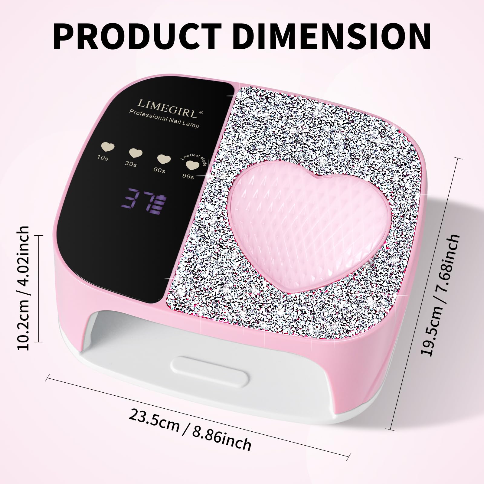 Amazon.com : LIMEGIRL UV LED Nail Lamp Kit for Gel Polish
