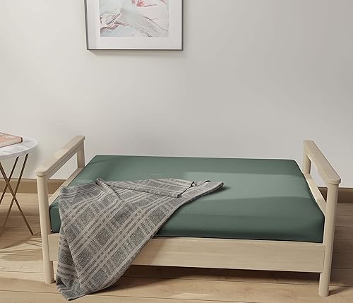 Miniatura 5 de LANE LINEN Fundas de futón tamaño completo, fundas deslizables 100% algodón, funda de colchón tamaño completo para sofá cama futón, funda de sofá