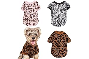 Chic Leopard Print Dog Coat for Stylish Small Breeds